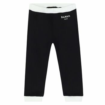 Black & White Logo Joggers
