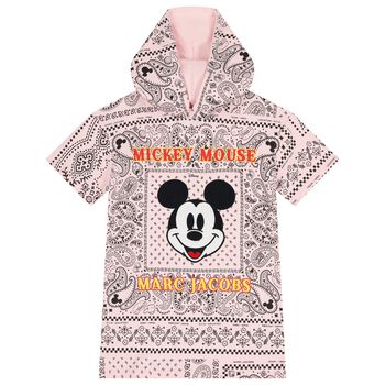 Girls Pink Disney Hooded Dress