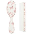 Baby Girls Ivory & Pink Toile de Jouy Brush & Comb Set, 3, hi-res