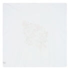 Baby Girls White Floral Blanket, 1, hi-res