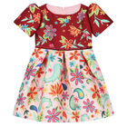Girls Satin special Occasion Dress, 1, hi-res