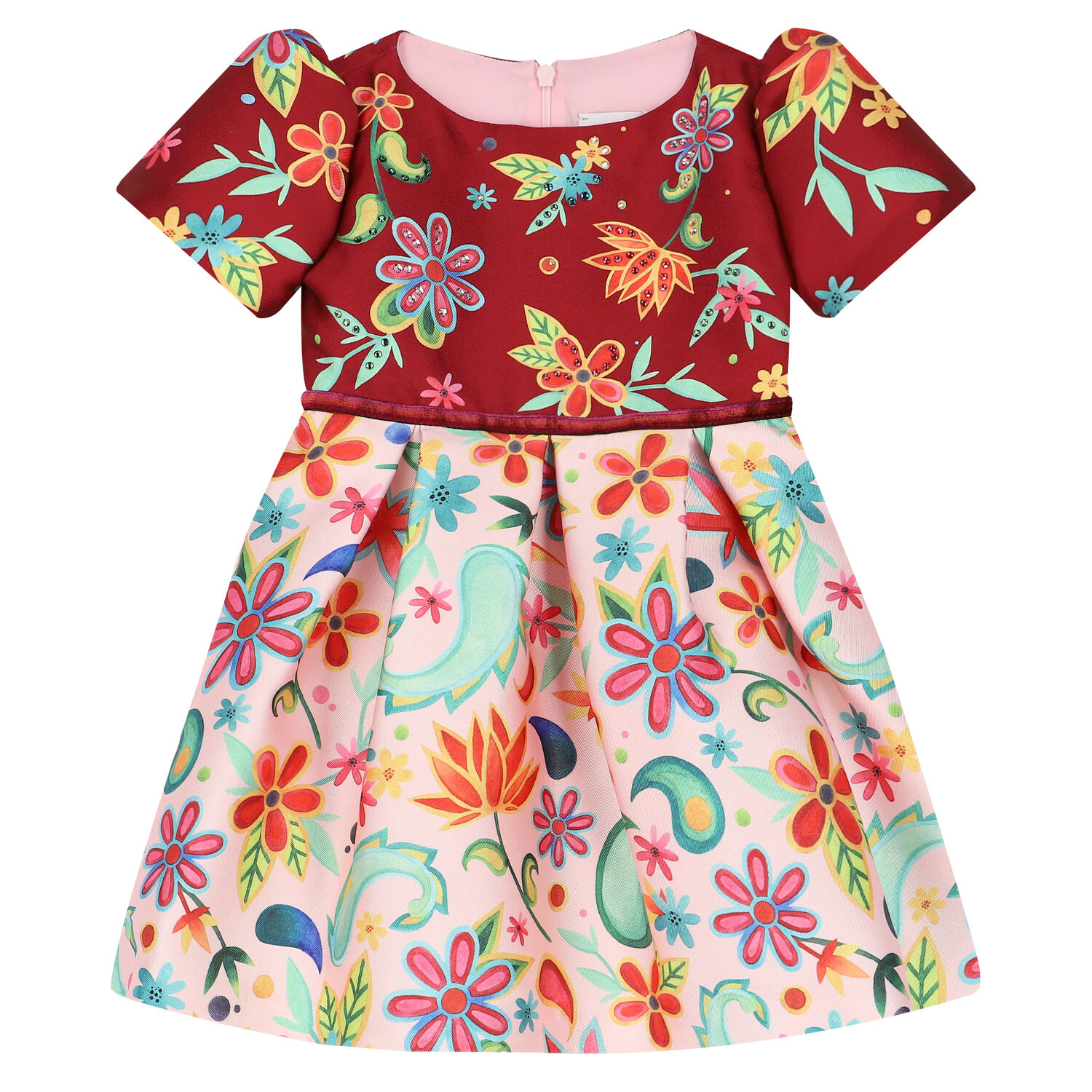 Girls Satin special Occasion Dress, 1, hi-res image number null