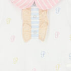 Younger Girls White Logo Polo Dress, 1, hi-res