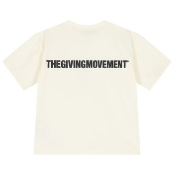 Ivory Logo Oversized T- Shirt