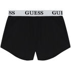 Girls Black Logo Pyjamas Set, 3, hi-res