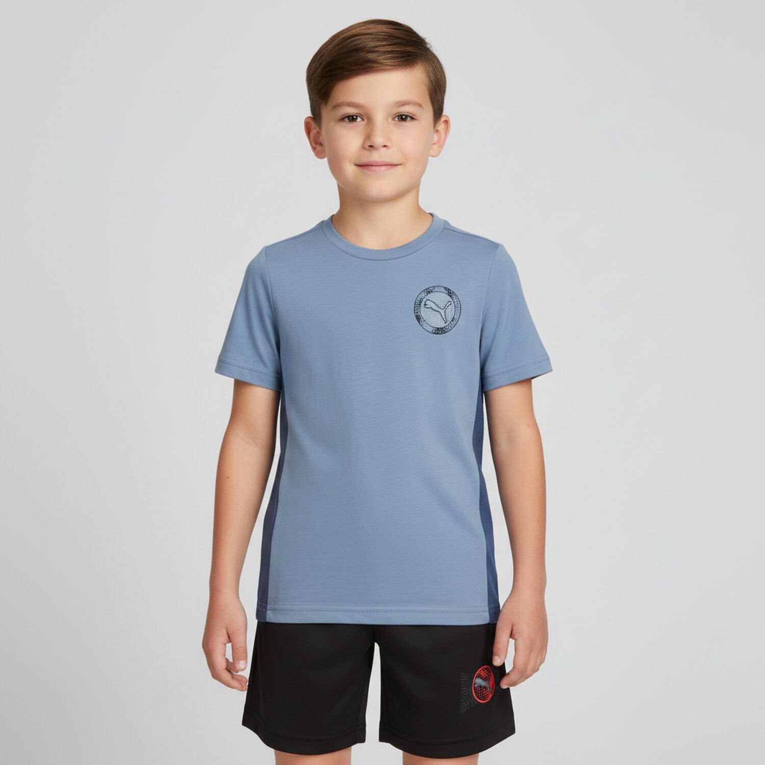 Boys Blue Logo T-Shirt, 2, hi-res