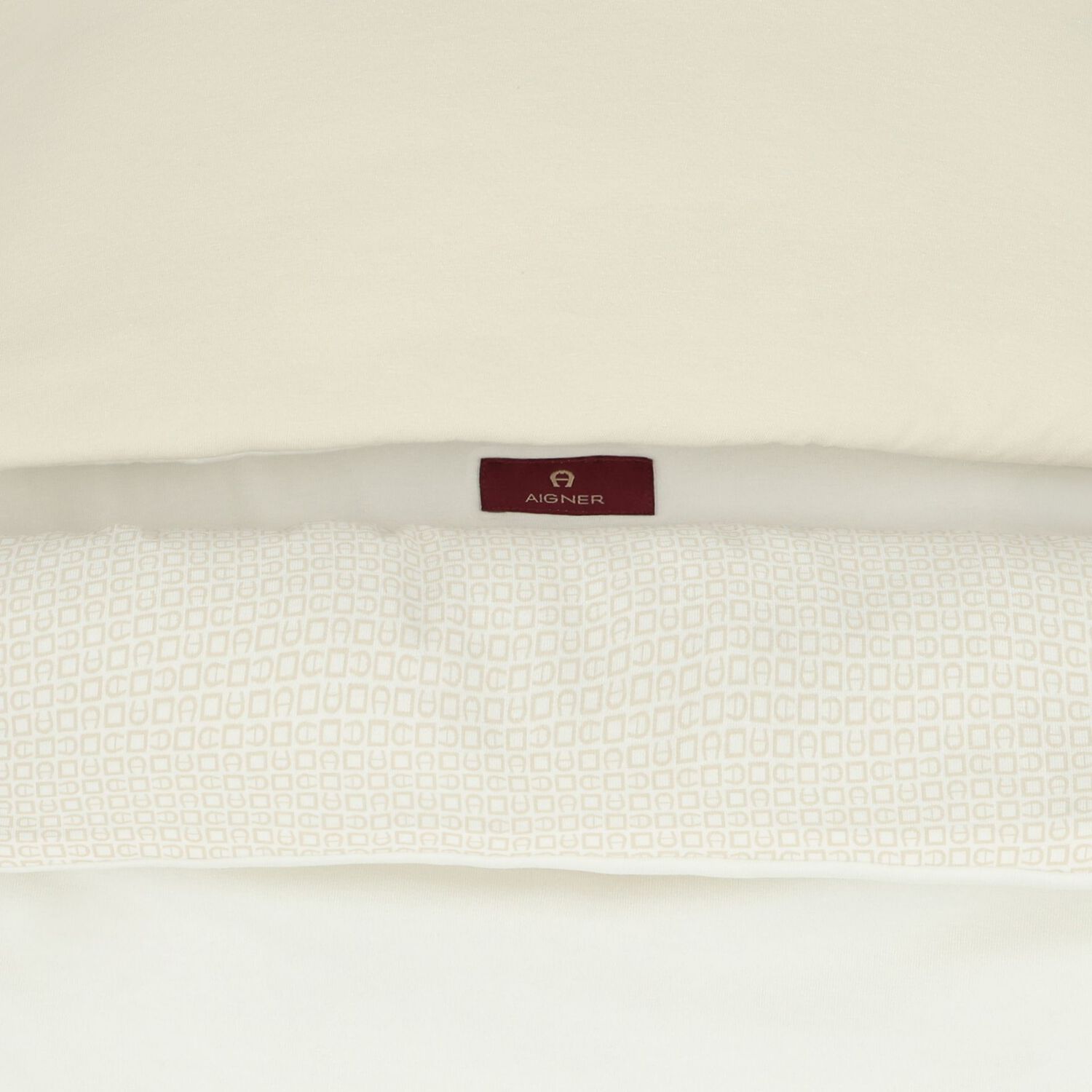 Ivory & Beige Teddy Bear Logo Baby Nest, 1, hi-res