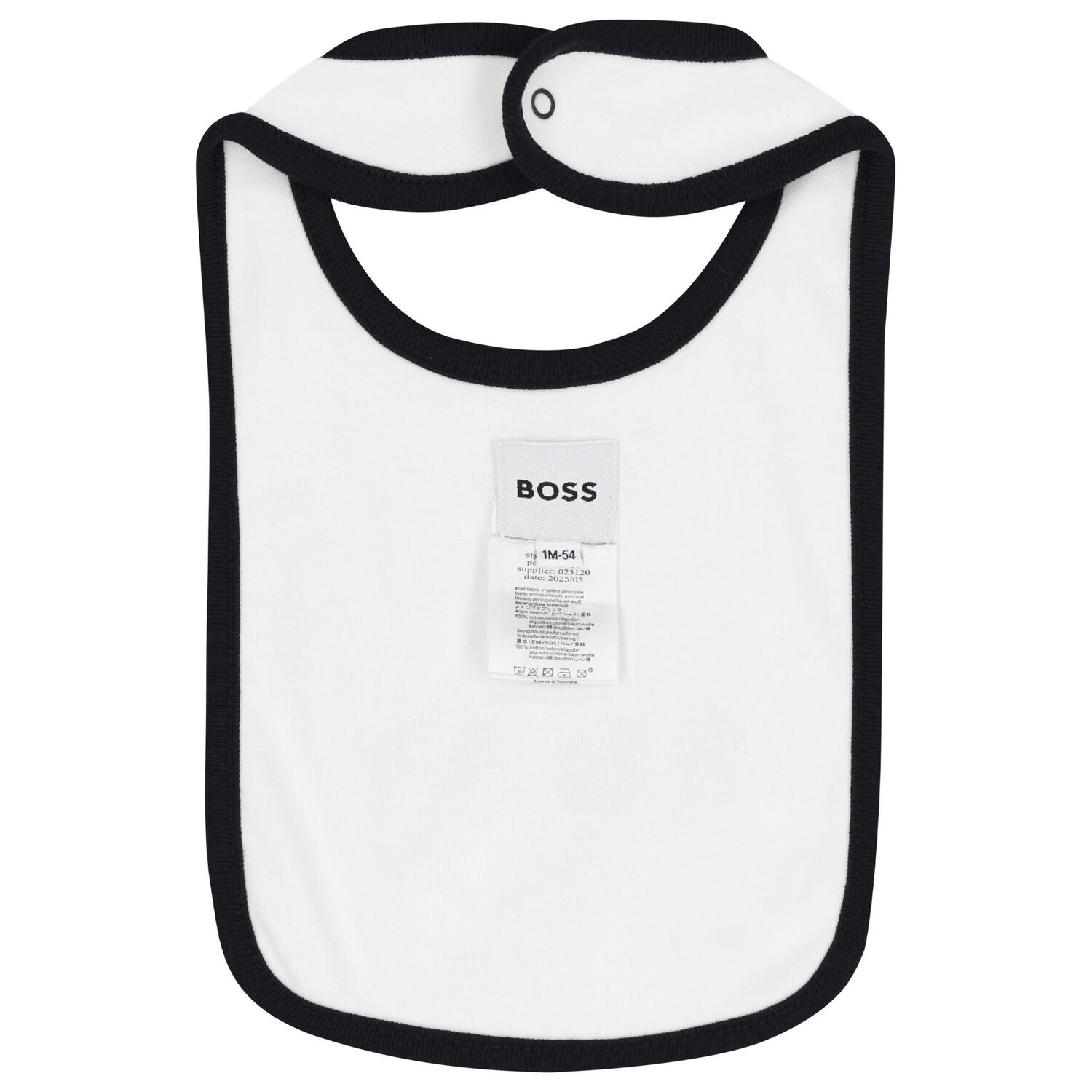 Baby Boys White & Black Bodysuit Set, 1, hi-res