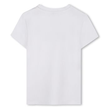 Girls White Logo T-Shirt