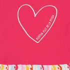 Girls Pink & White Heart Dress, 1, hi-res