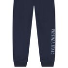 Boys Navy Blue Joggers, 1, hi-res