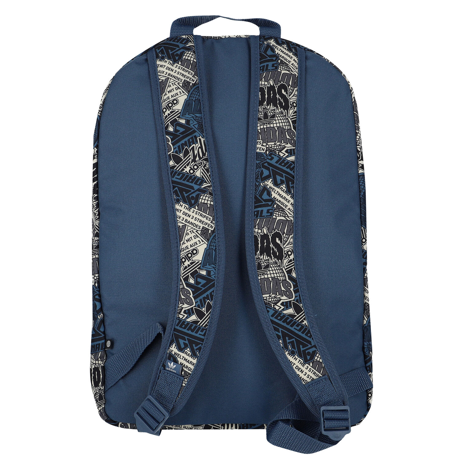 Blue & Ivory Logo Backpack, 1, hi-res