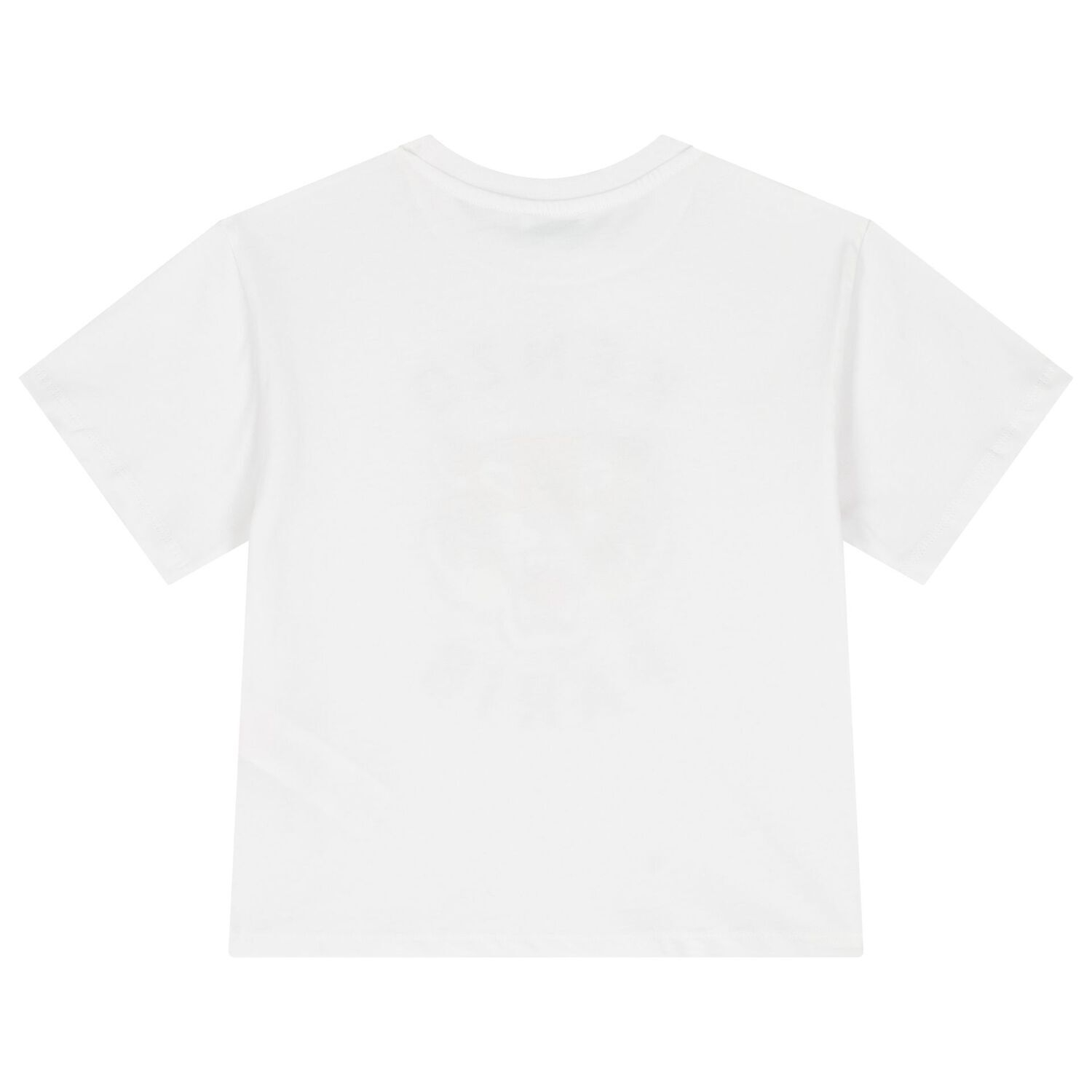 Boys White Logo Tiger T-Shirt, 2, hi-res image number null