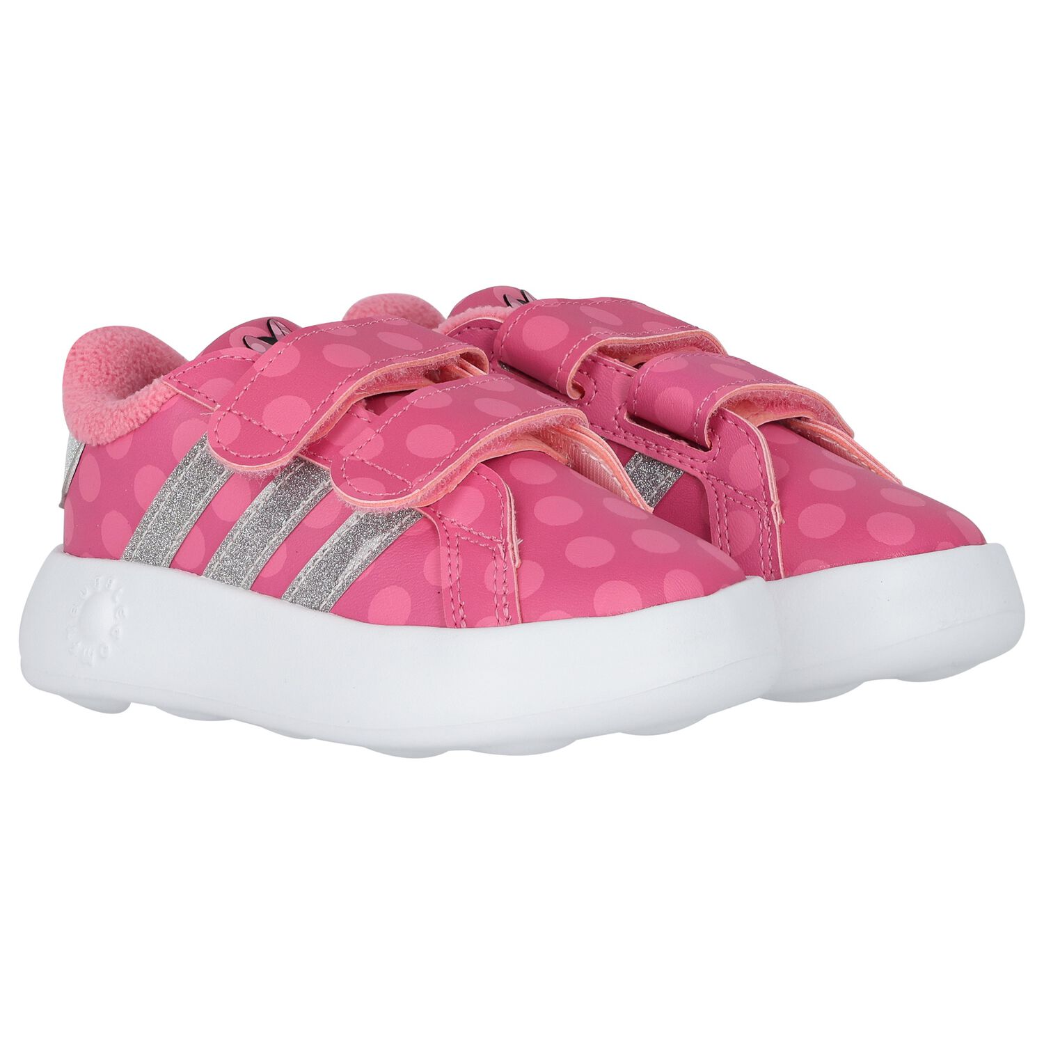 Girls Pink Disney Trainers, 1, hi-res