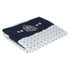 Navy & White Logo Baby Blanket, 1, hi-res