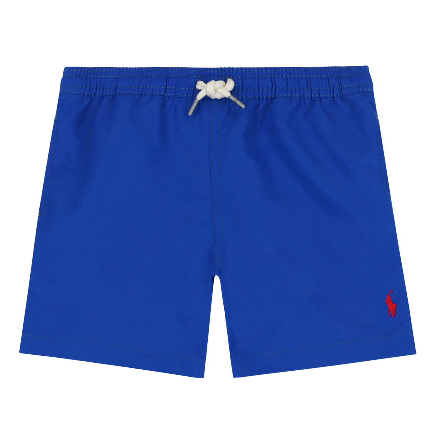 Boys Blue Logo Swim Shorts, 2, hi-res