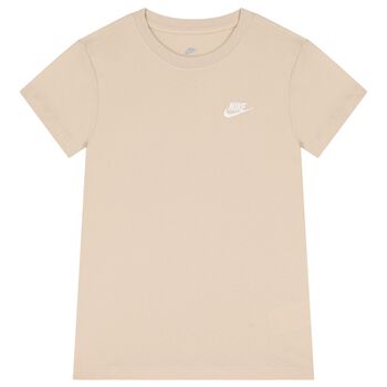 Beige Logo T-Shirt