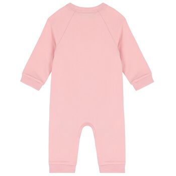 Baby Girls Pink Logo Romper