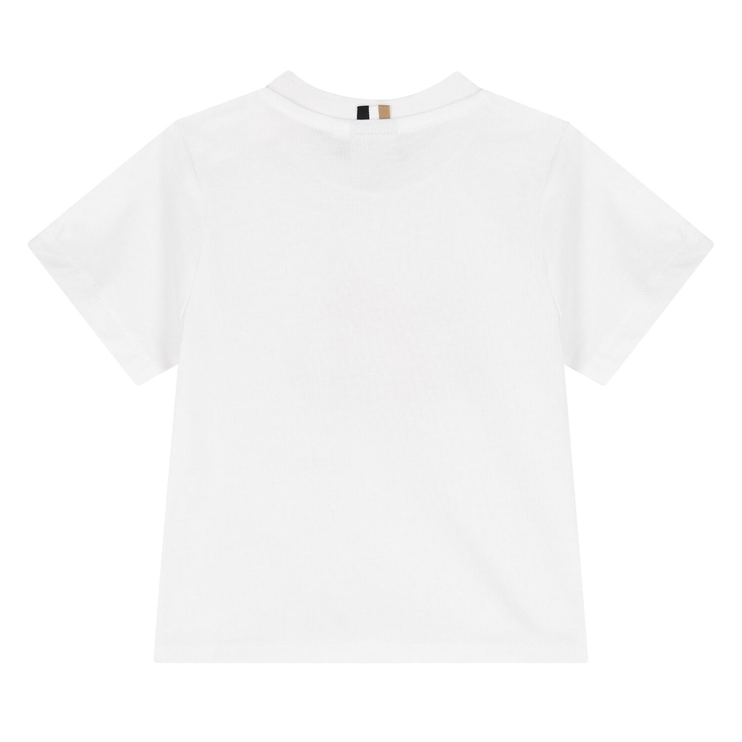 Younger Boys White Frog Logo T-Shirt, 1, hi-res image number null