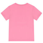 Girls Pink Logo T-Shirt, 2, hi-res
