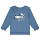 Younger Boys Blue Logo Tracksuit, 1, hi-res