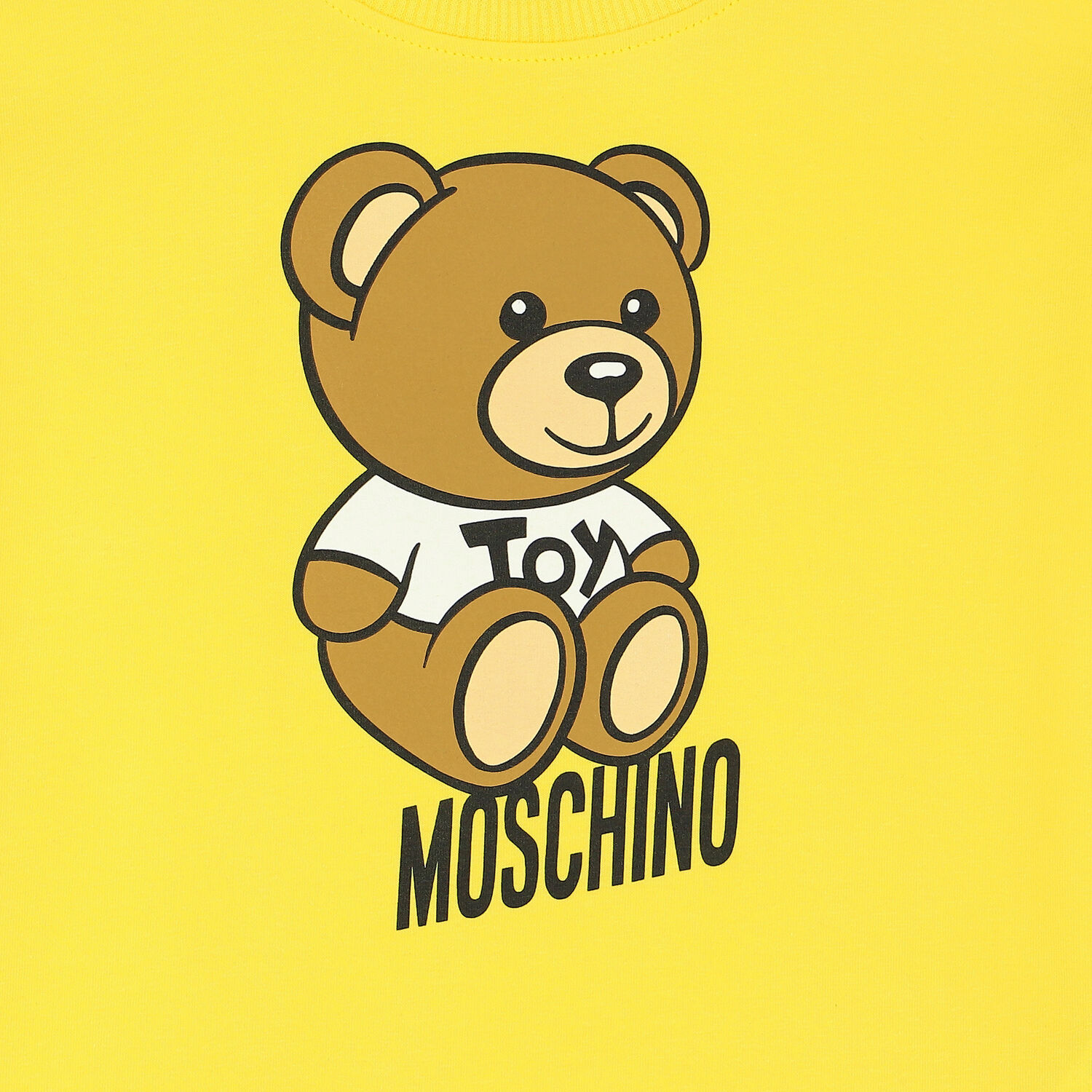 Yellow Teddy Bear Logo T-Shirt, 4, hi-res