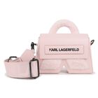 Girls Pink Logo Handbag, 1, hi-res