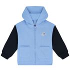 Younger Boys Blue & White 3 Piece Tracksuit, 2, hi-res
