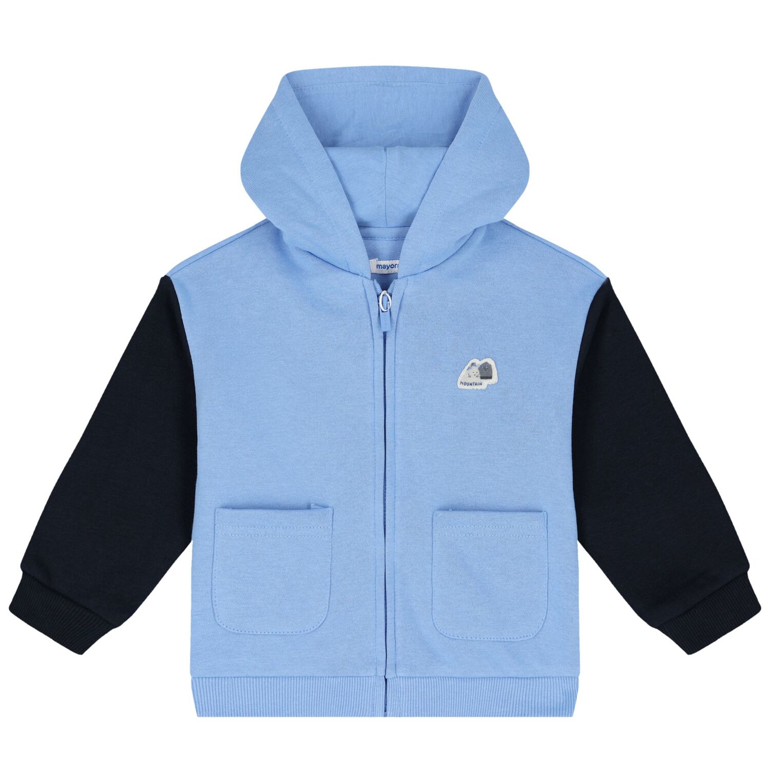 Younger Boys Blue & White 3 Piece Tracksuit, 2, hi-res image number null