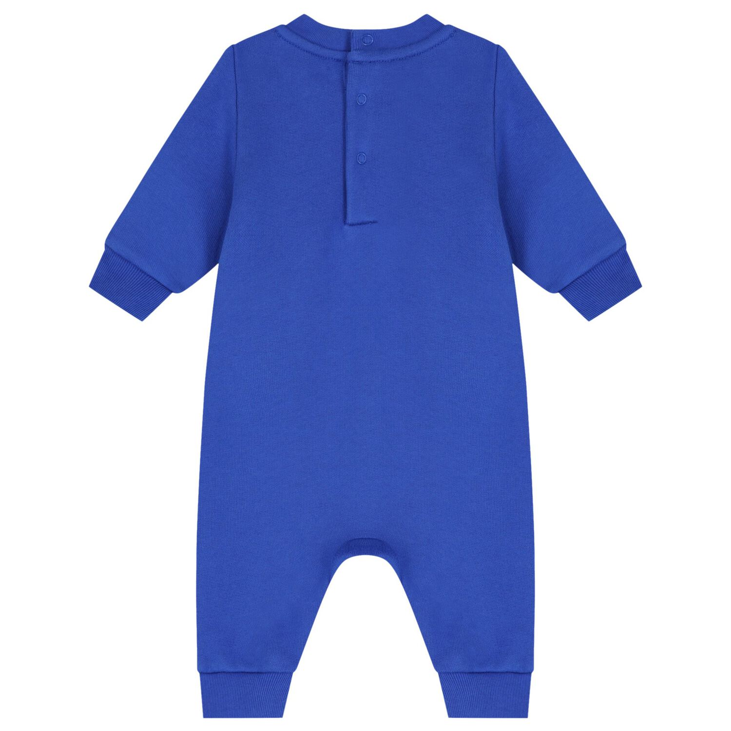 Baby Boys Blue Polo Bear Romper, 1, hi-res
