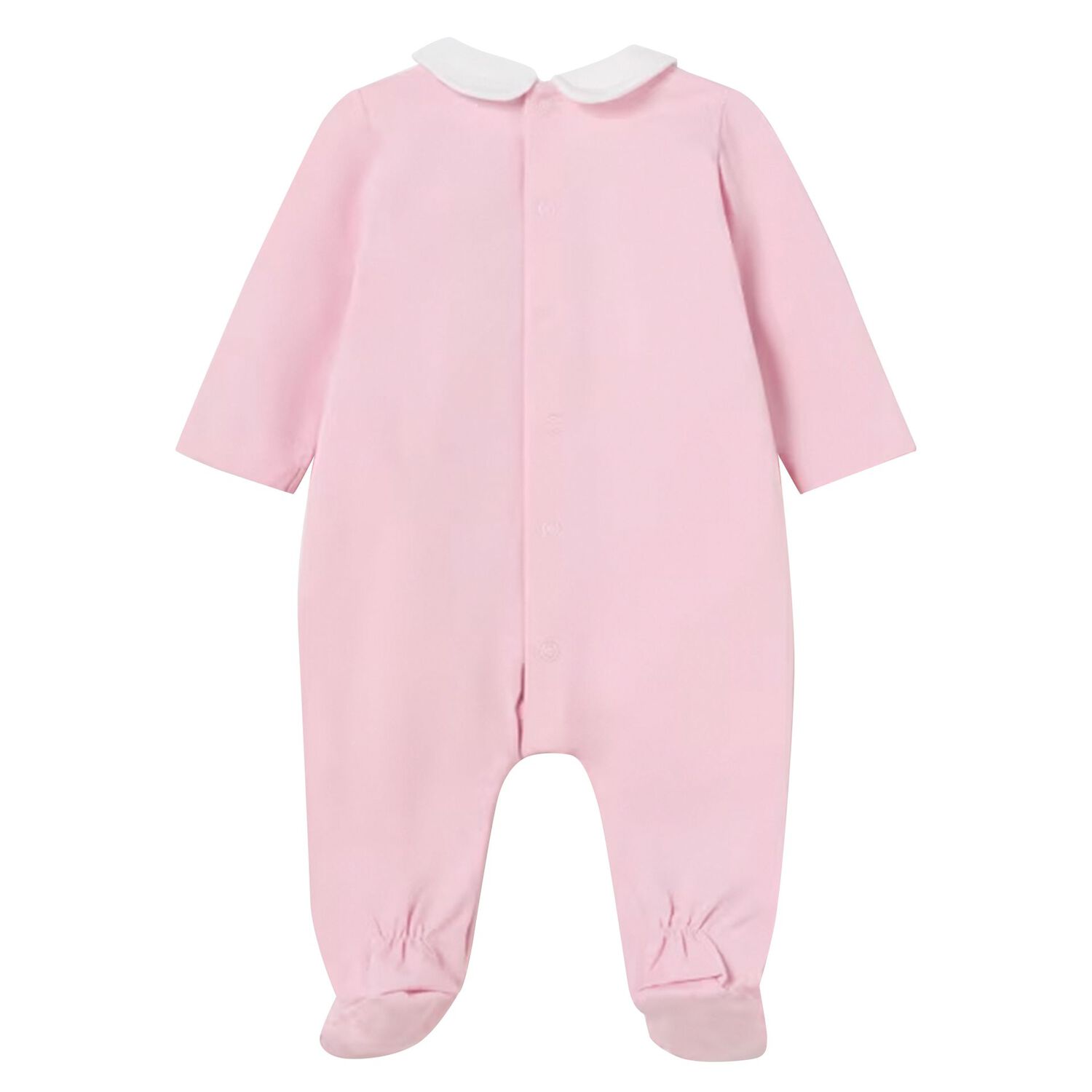 Baby Girls Pink Babygrow, 1, hi-res