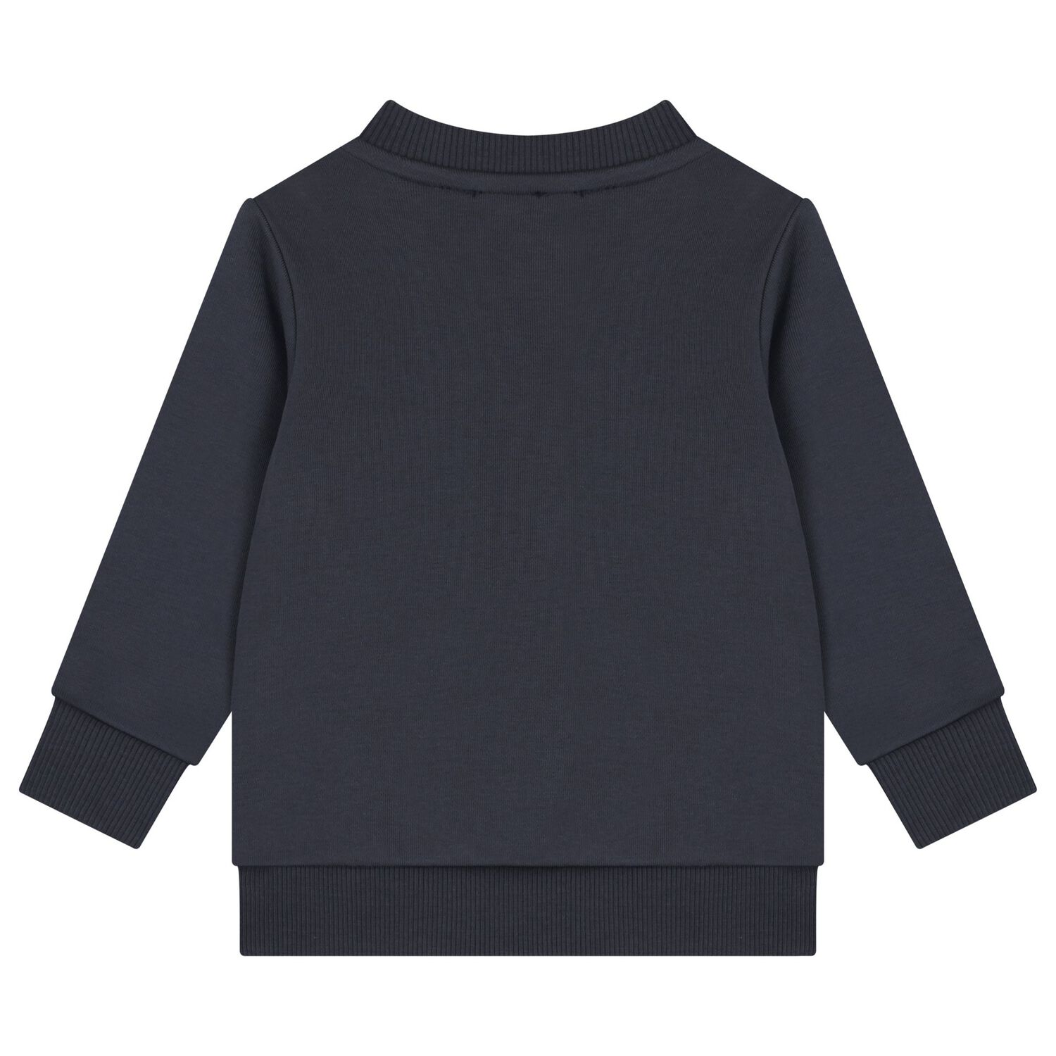Younger Boys Navy Blue Logo Sweatshirt, 1, hi-res