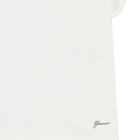 Girls White Logo T-Shirt, 1, hi-res