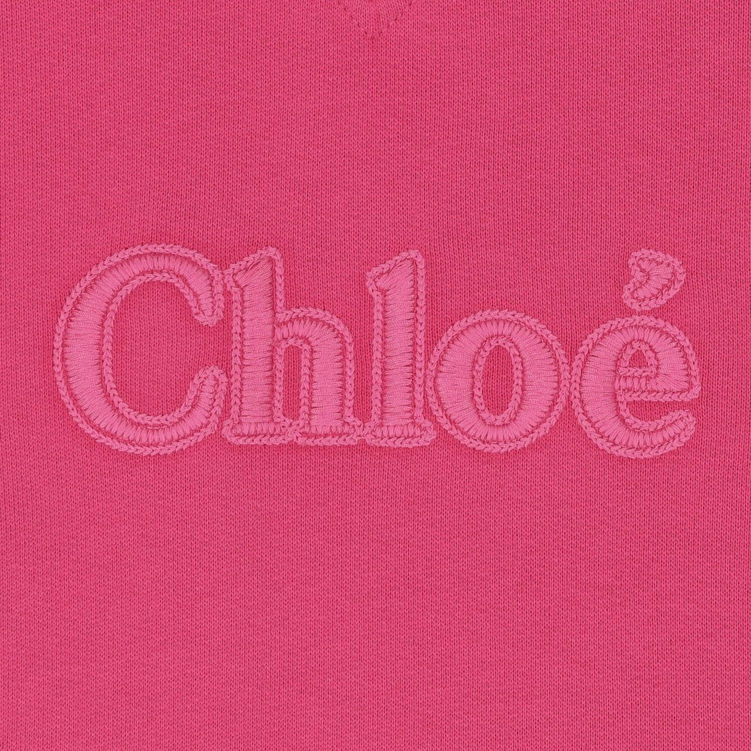 Girls Pink Logo Hooded Dress, 1, hi-res