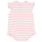 Baby Girls Pink & White Rompers ( 3-Pack ), 1, hi-res