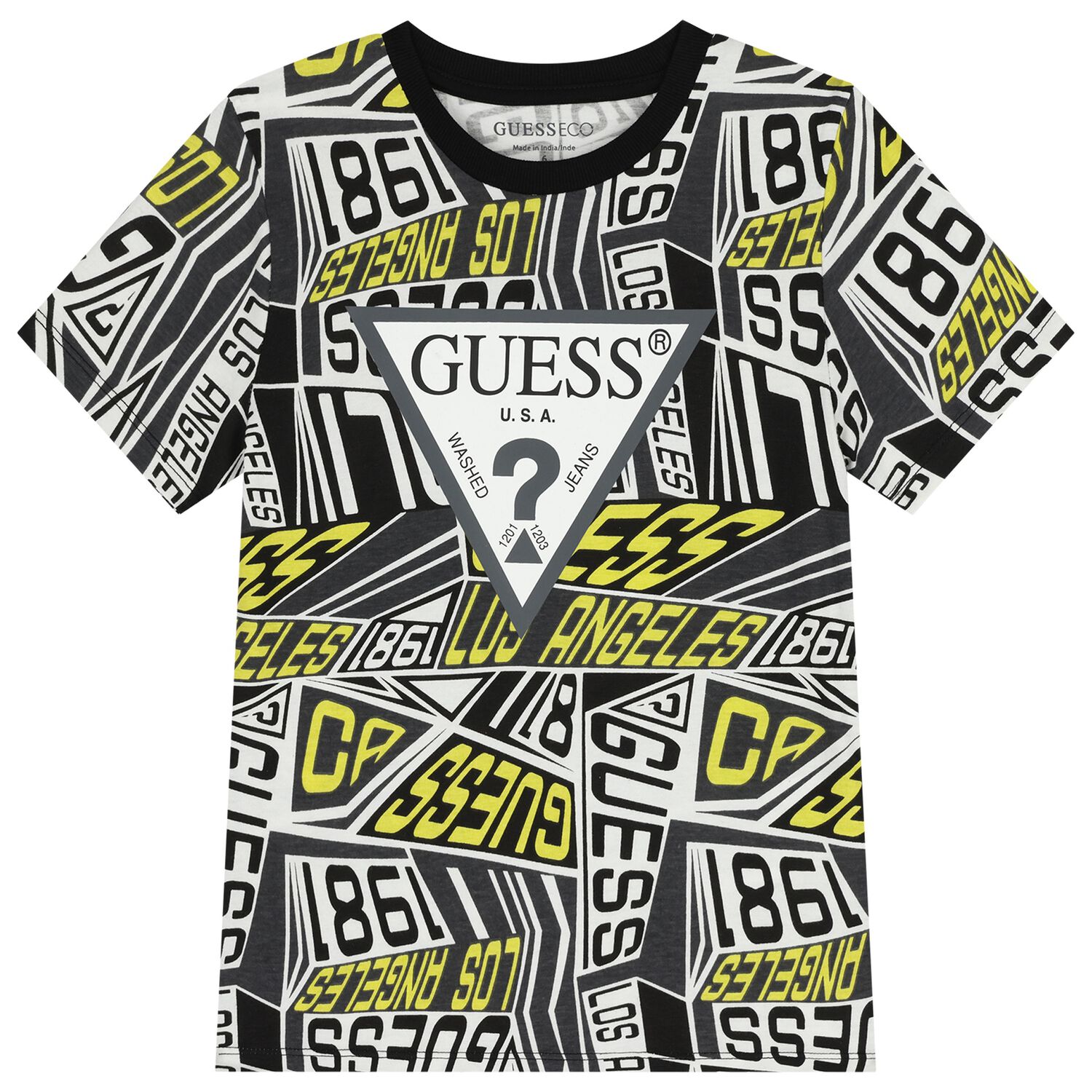 Boys Multi-Coloured Logo T-Shirt, 3, hi-res