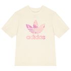 Girls Beige & Pink Logo Shorts Set, 1, hi-res