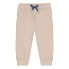 Baby Boys Beige Teddy Bear Tracksuit, 1, hi-res