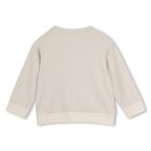 Younger Boys Beige & Black Logo Tracsuit, 1, hi-res