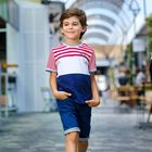 Boys Multi-colored Embroidered T-Shirt, 1, hi-res