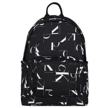 Black Logo Backpack