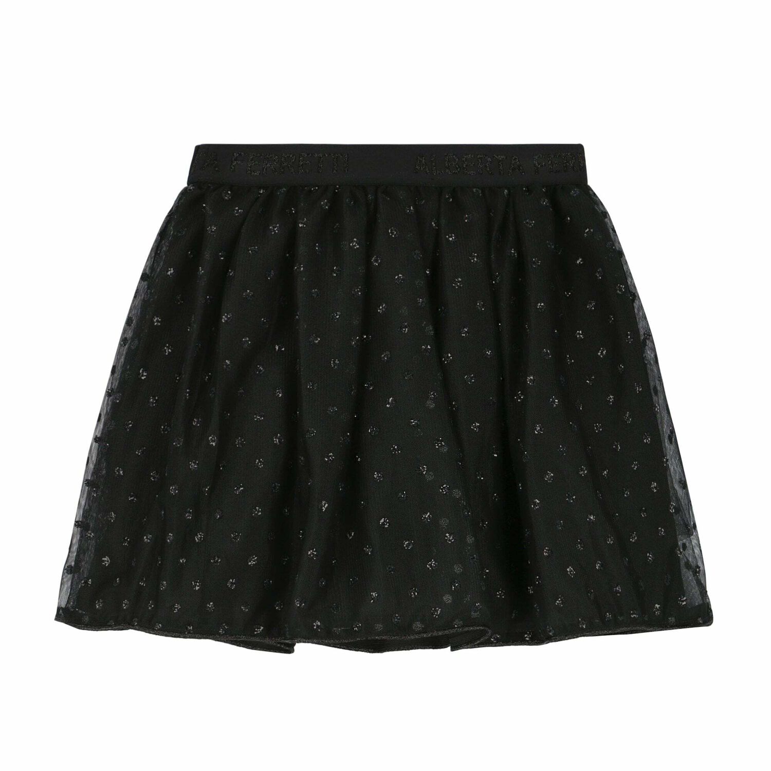 Girls Black Skirt, 1, hi-res