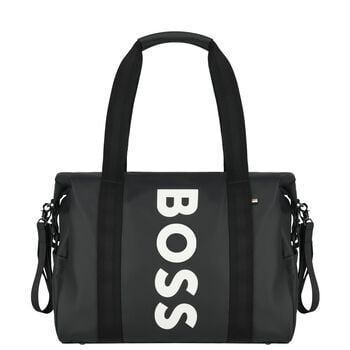 Black Logo Baby Changing Bag