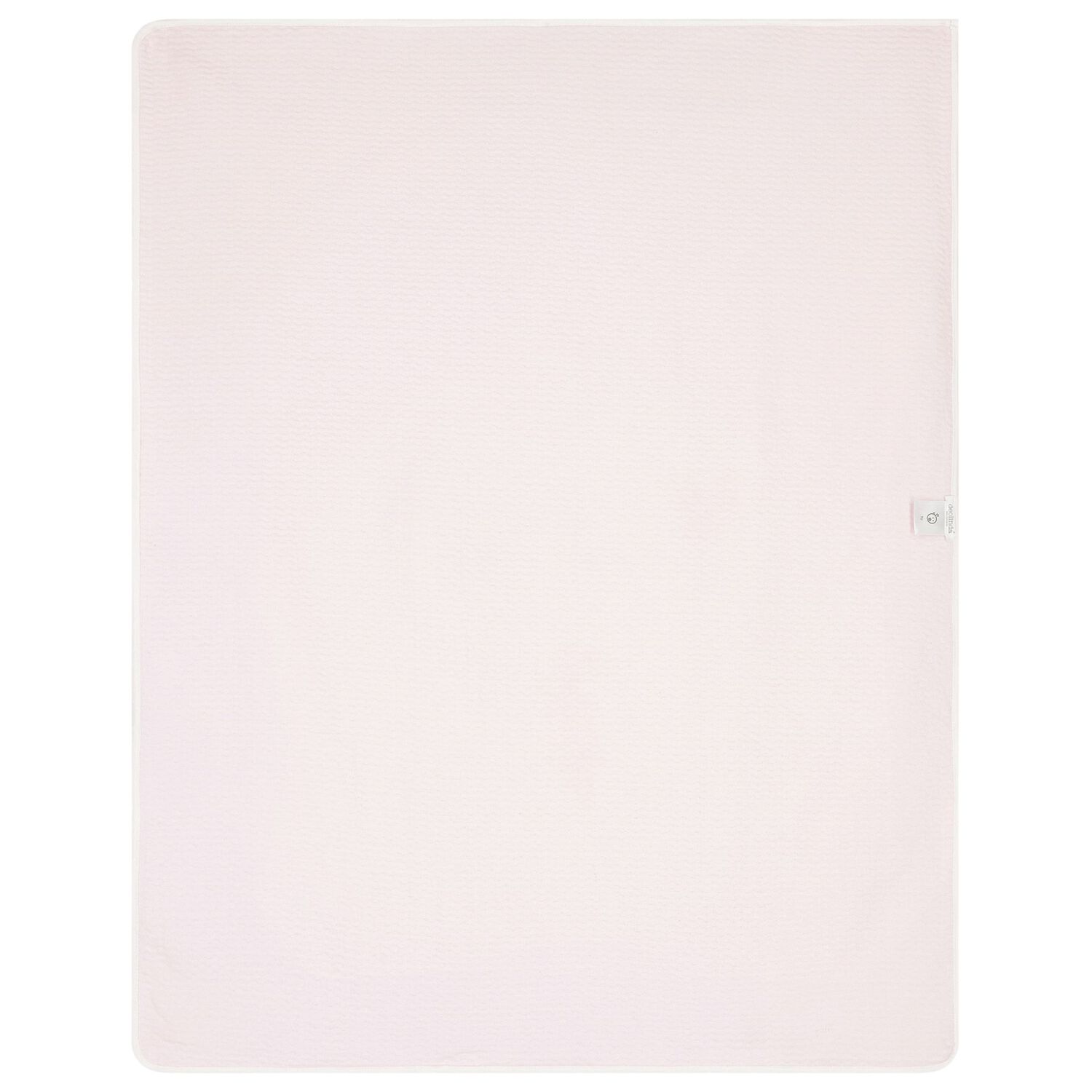 Baby Girls Pink Teddy Bear & Heart Blanket, 1, hi-res