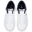 Boys White Logo Trainers, 1, hi-res