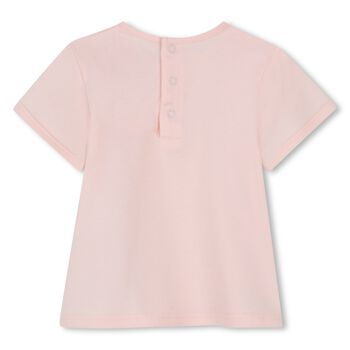 Younger Girls Pink Logo T-Shirt