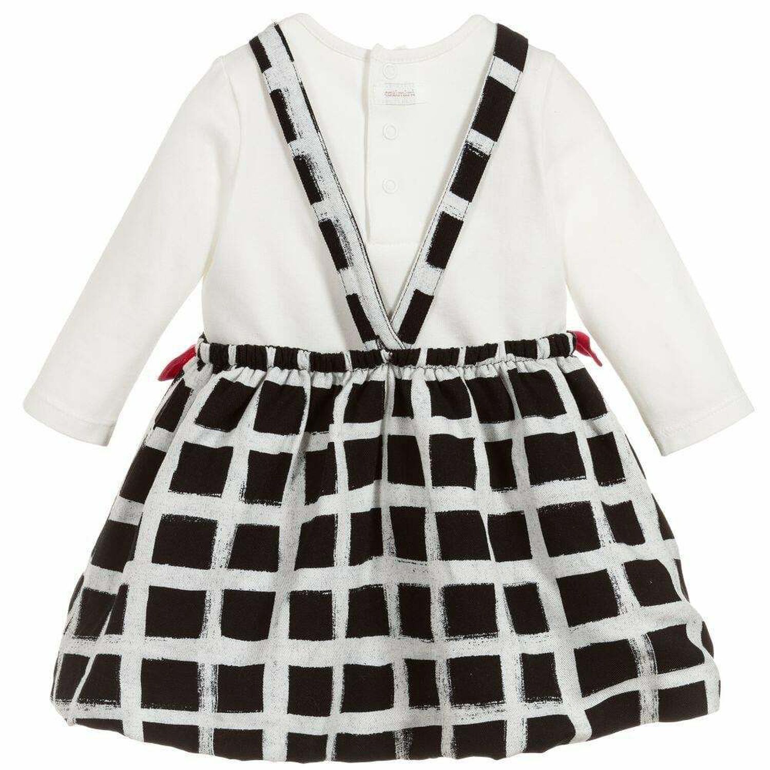 Girls Apron Dress Set, 1, hi-res