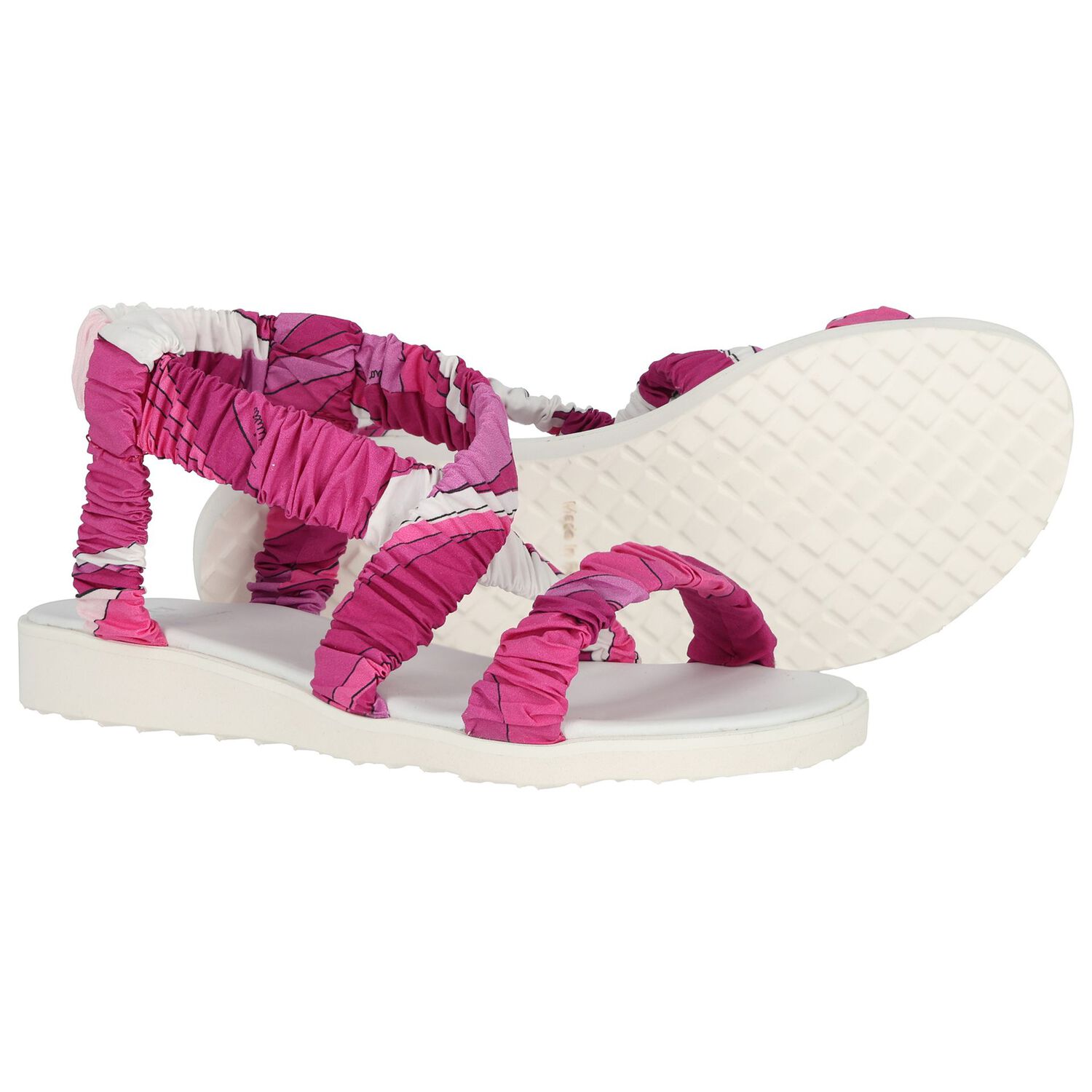Girls Pink & Purple Sandals, 2, hi-res
