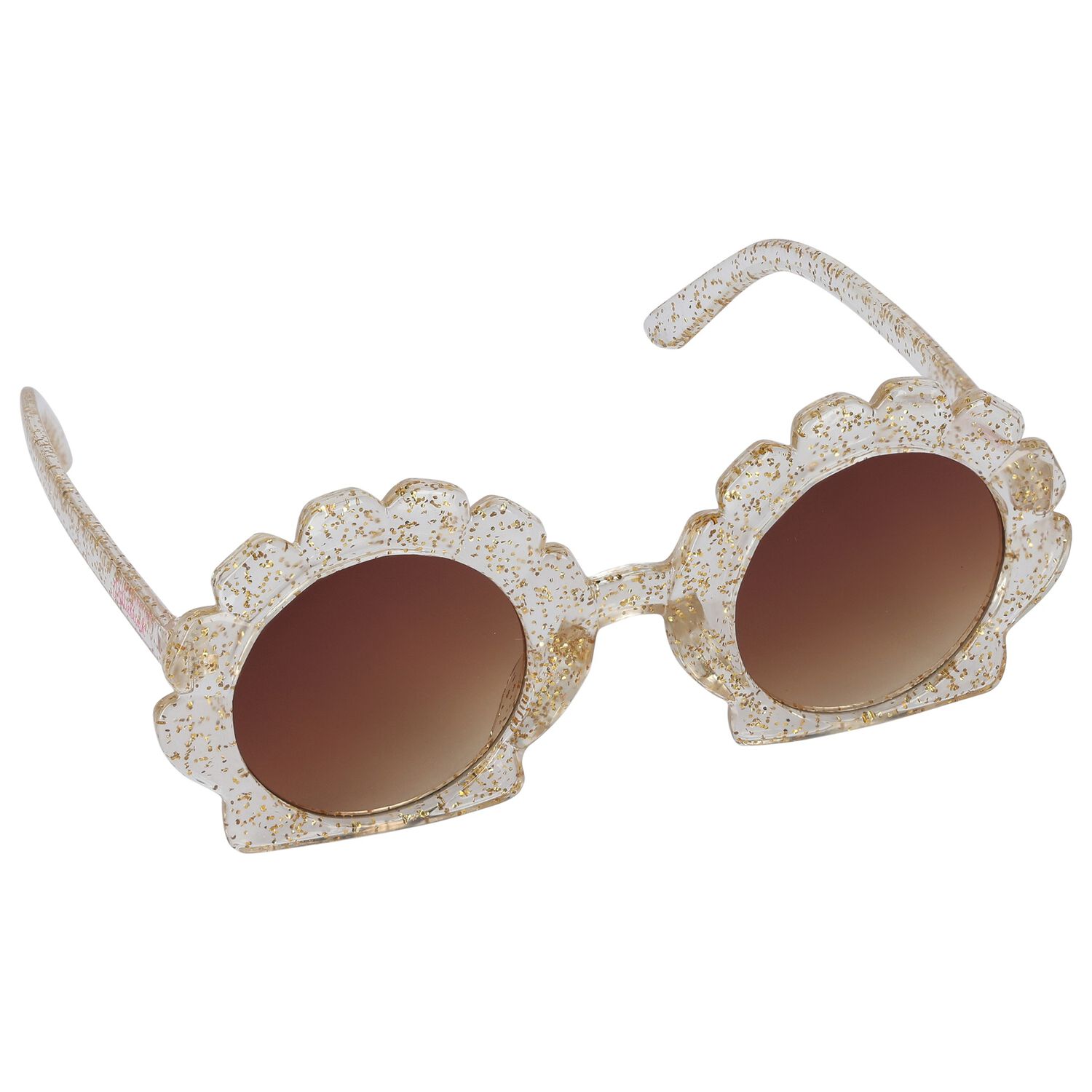 Girls Gold Logo Sunglasses, 1, hi-res