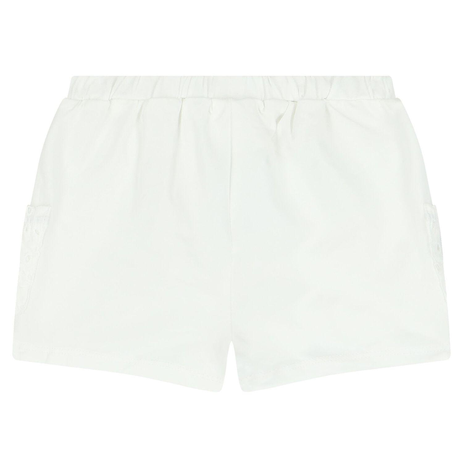 Baby Girls White & Pink Shorts Set (4 Piece), 1, hi-res image number null